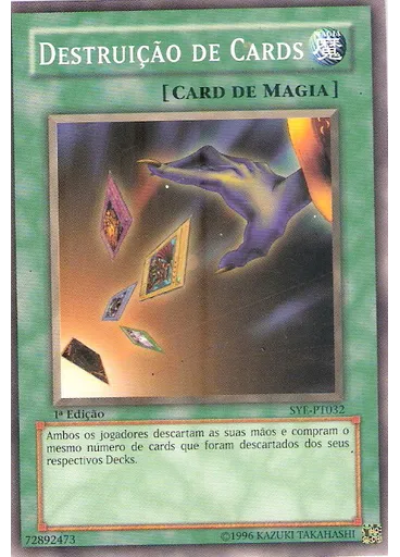 Destruição de Cards