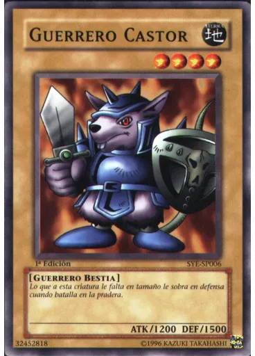 Guerrero Castor — Baraja Inicial: Yugi Evolución