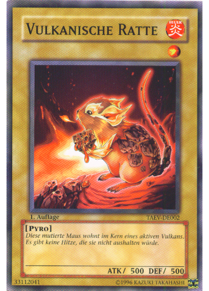 Vulkanische Ratte