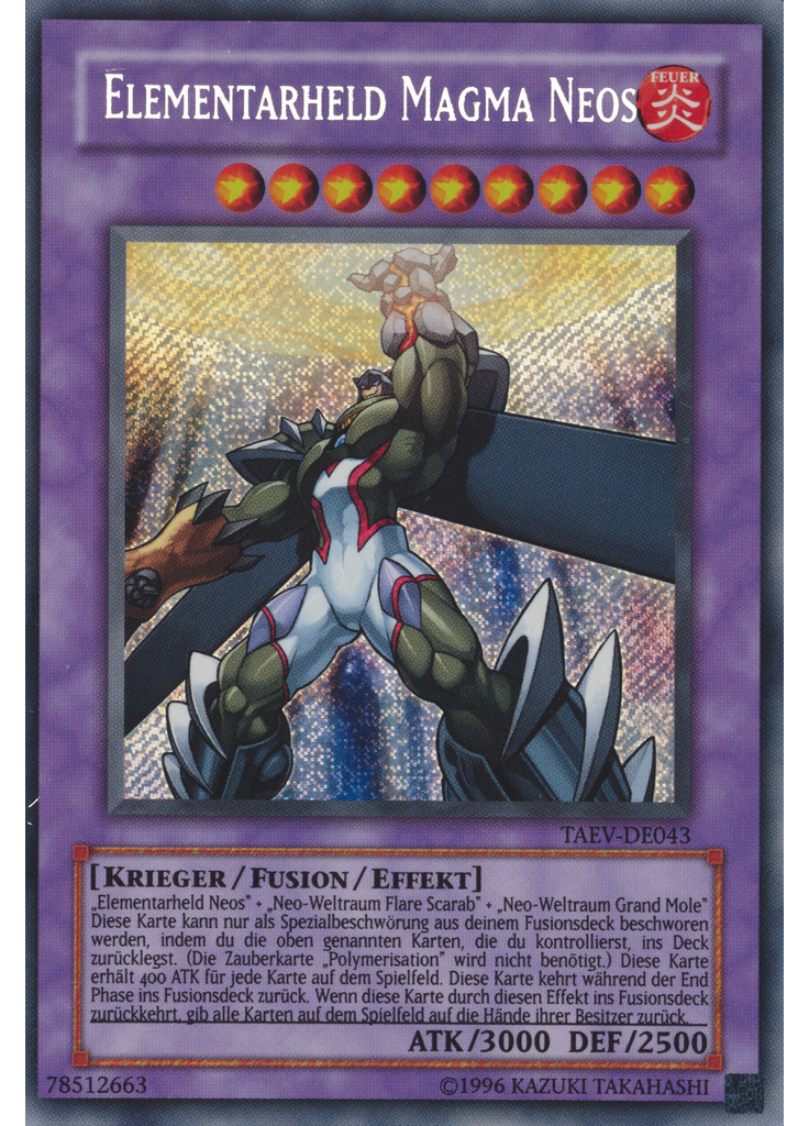 Elementar-HELD Magma Neos (Secret Rare Unlimited)