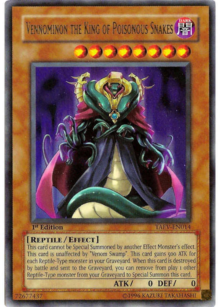 Vennominon the King of Poisonous Snakes