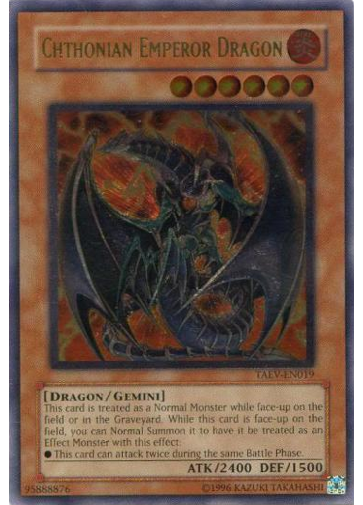 Chthonian Emperor Dragon (Ultimate Rare Unlimited)