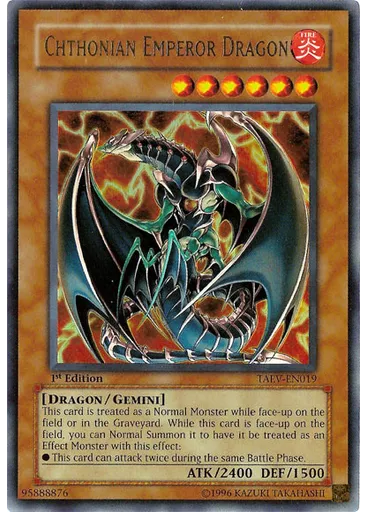Chthonian Emperor Dragon — Tactical Evolution