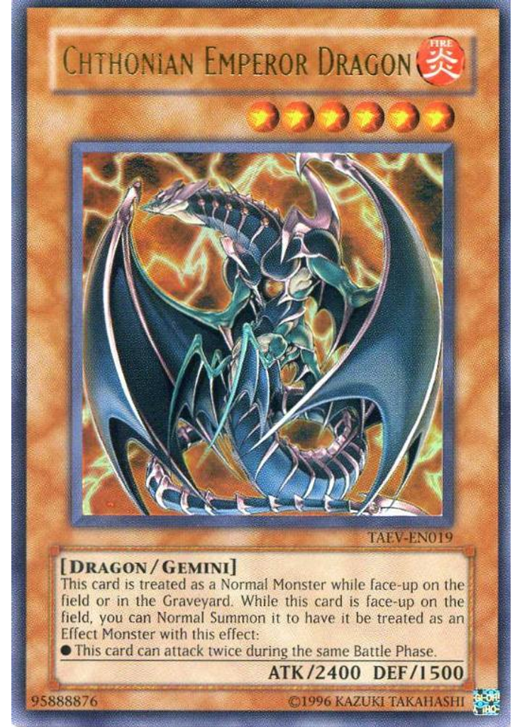 Chthonian Emperor Dragon (Ultra Rare Unlimited)