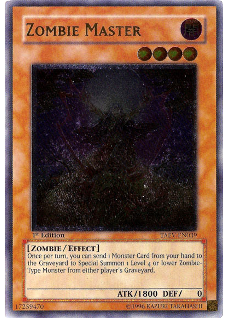 Zombie Master (Ultimate Rare 1st Edition)