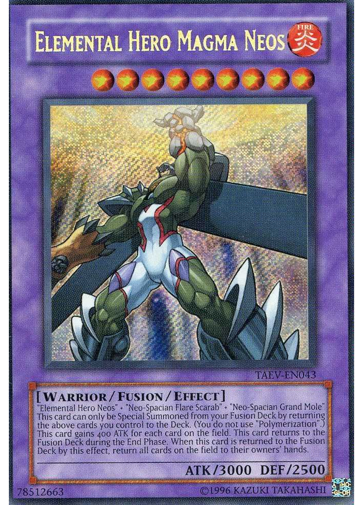 Elemental HERO Magma Neos (Secret Rare Unlimited)