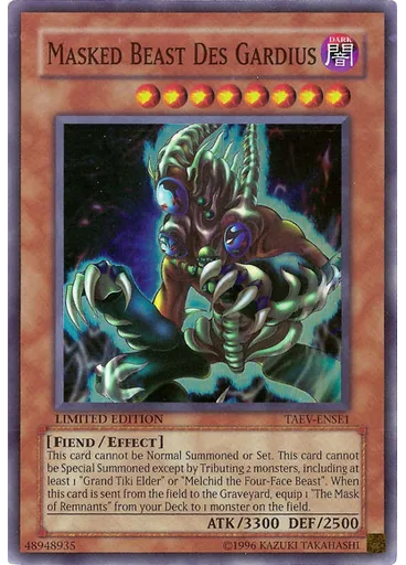 Masked Beast Des Gardius — Tactical Evolution: Special Edition