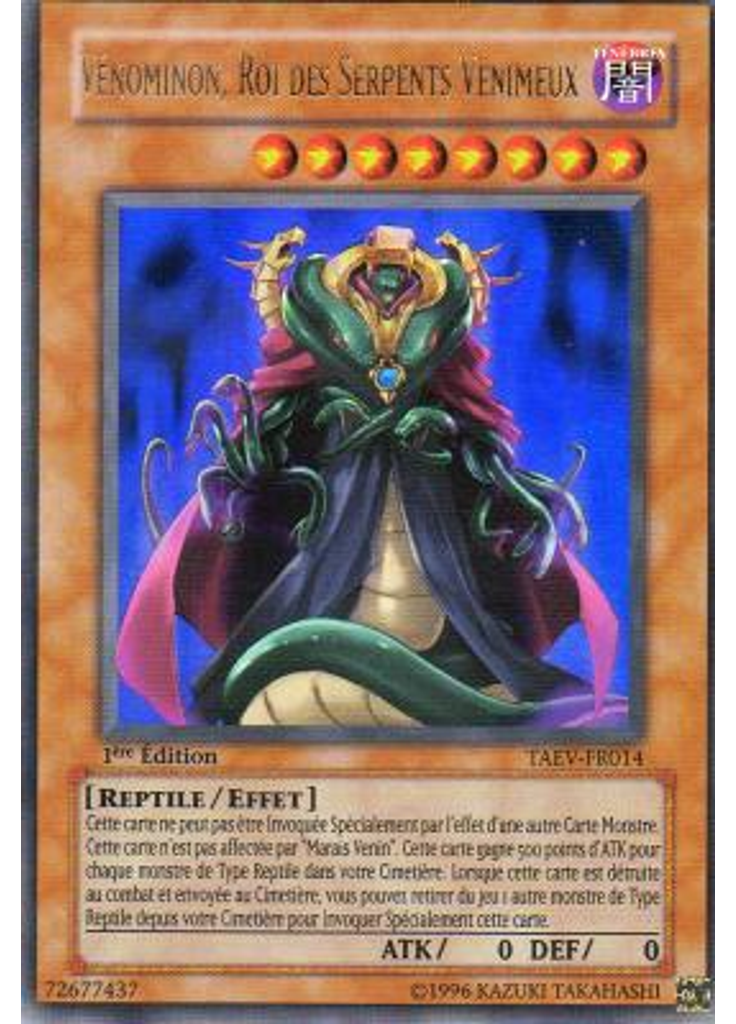 Vénominon, Roi des Serpents Venimeux