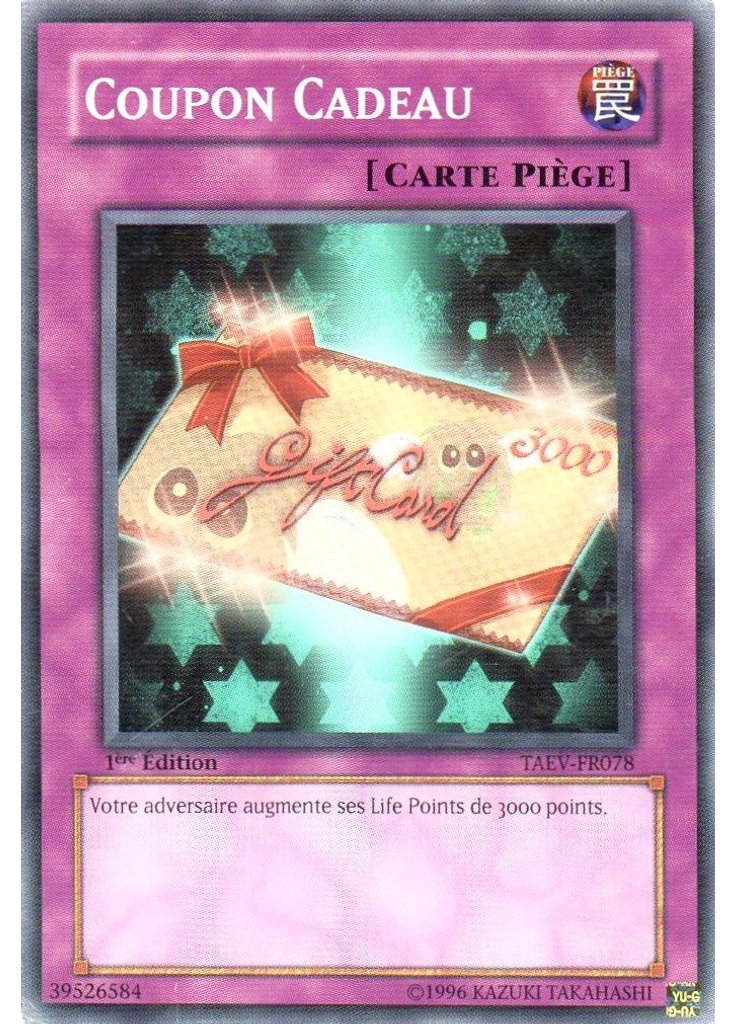Coupon Cadeau