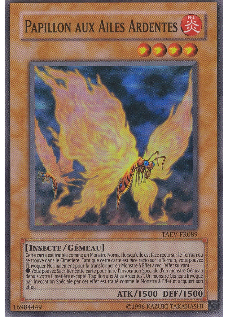 Papillon aux Ailes Ardentes (Super Rare Unlimited)