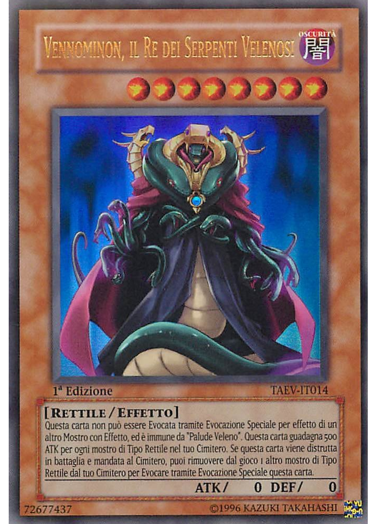 Vennominon, il Re dei Serpenti Velenosi