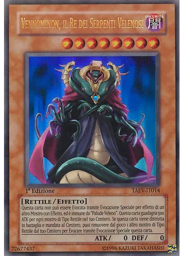 Vennominon, il Re dei Serpenti Velenosi