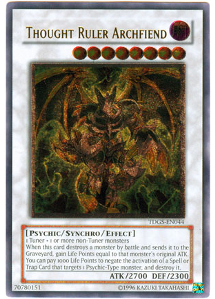 Thought Ruler Archfiend (Ultimate Rare Unlimited)