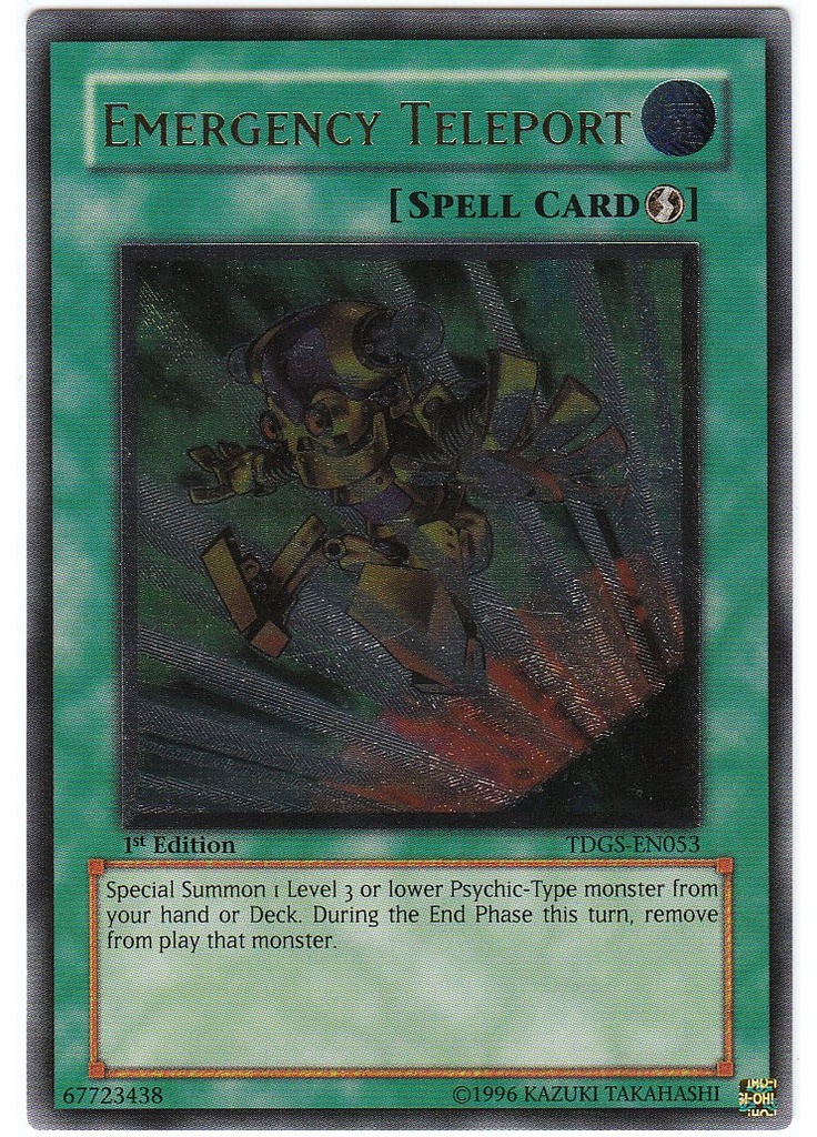 Emergency Teleport (Ultimate Rare 1st Edition)