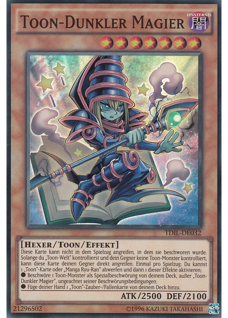 Toon-Dunkler Magier (Super Rare Unlimited)
