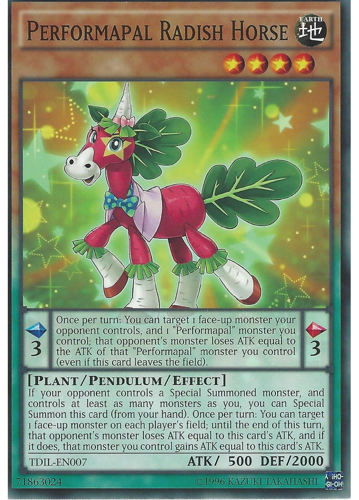 Performapal Radish Horse (Common Unlimited)