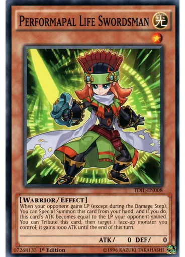 Performapal Life Swordsman