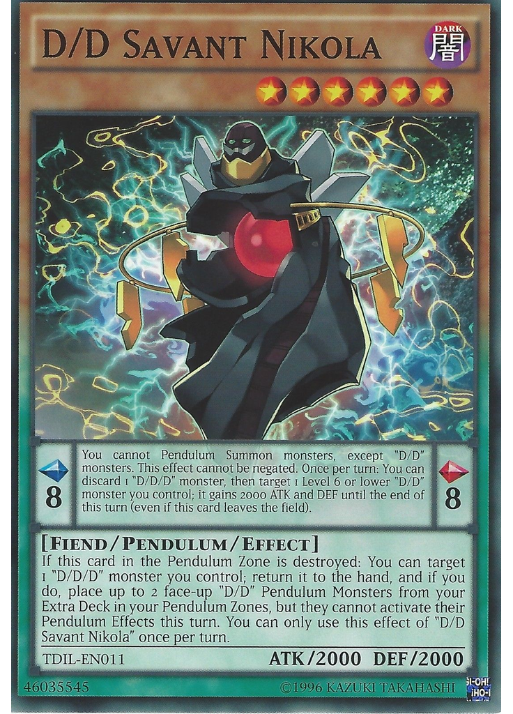 D/D Savant Nikola (Common Unlimited)