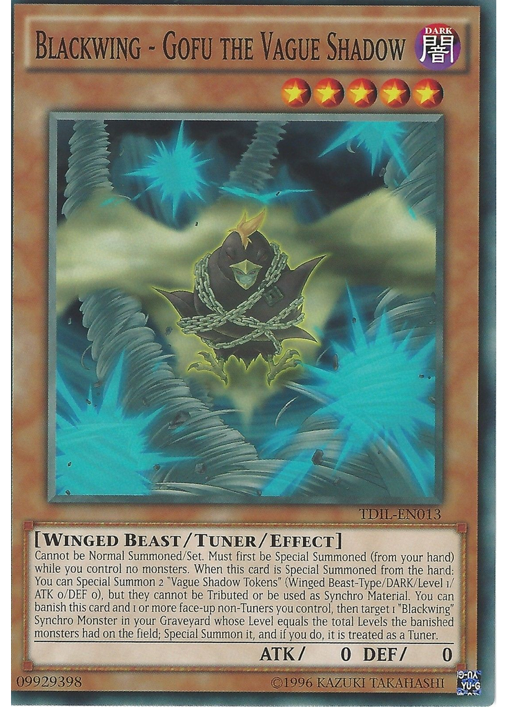 Blackwing - Gofu the Vague Shadow (Common Unlimited)