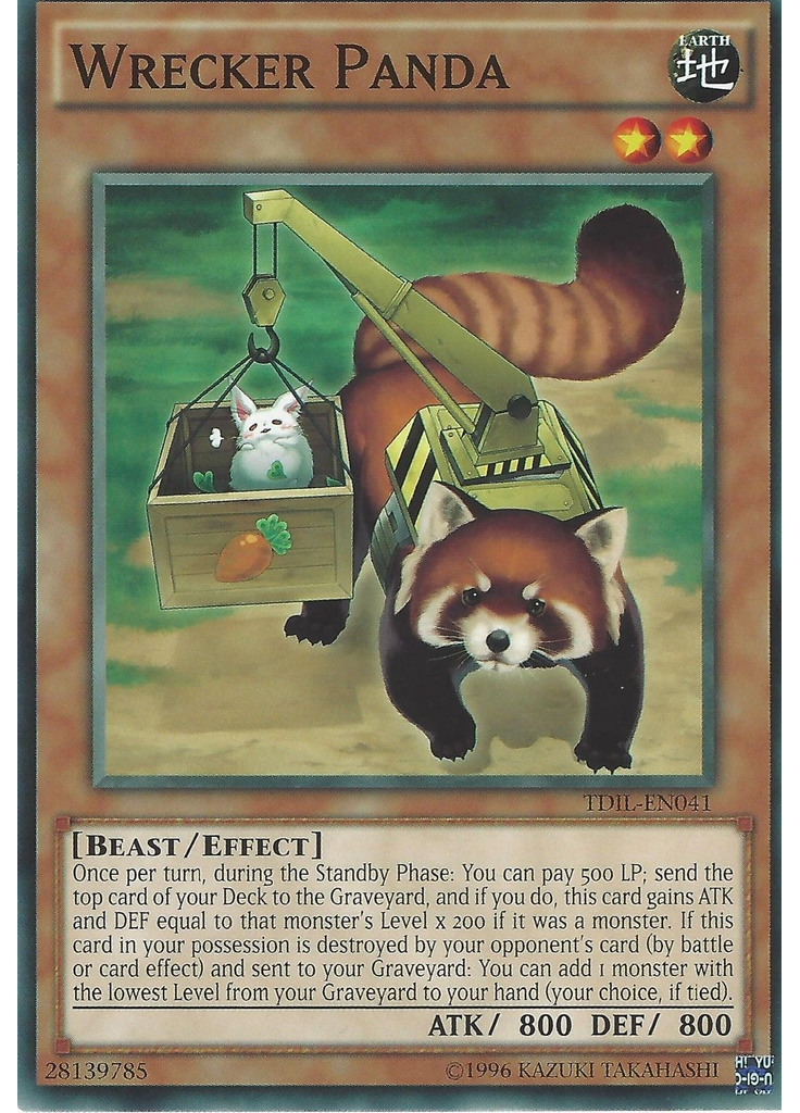 Wrecker Panda (Short Print Unlimited)