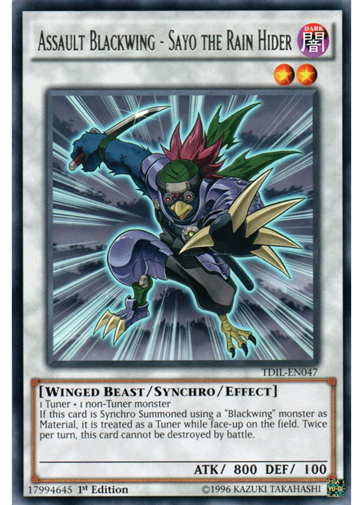 Assault Blackwing - Sayo the Rain Hider