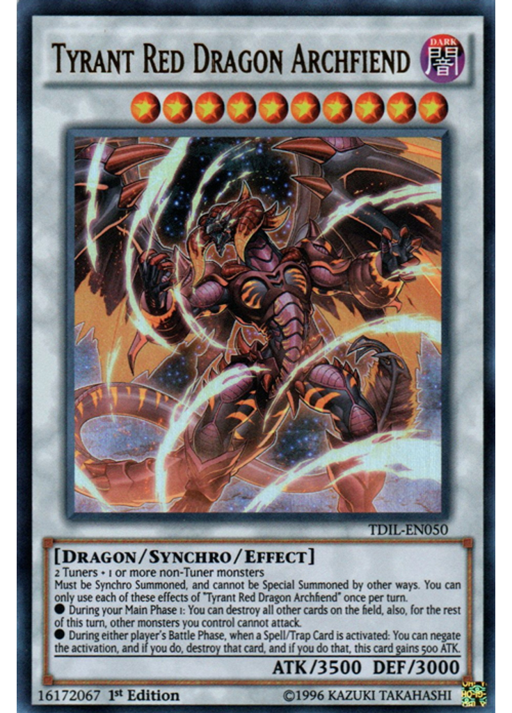 Tyrant Red Dragon Archfiend