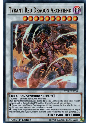 Tyrant Red Dragon Archfiend