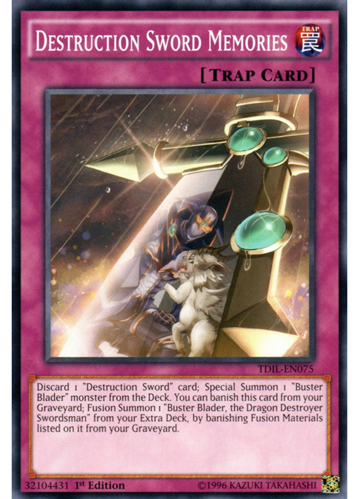 Destruction Sword Memories