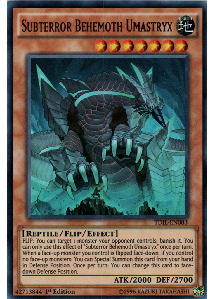 Subterror Behemoth Umastryx