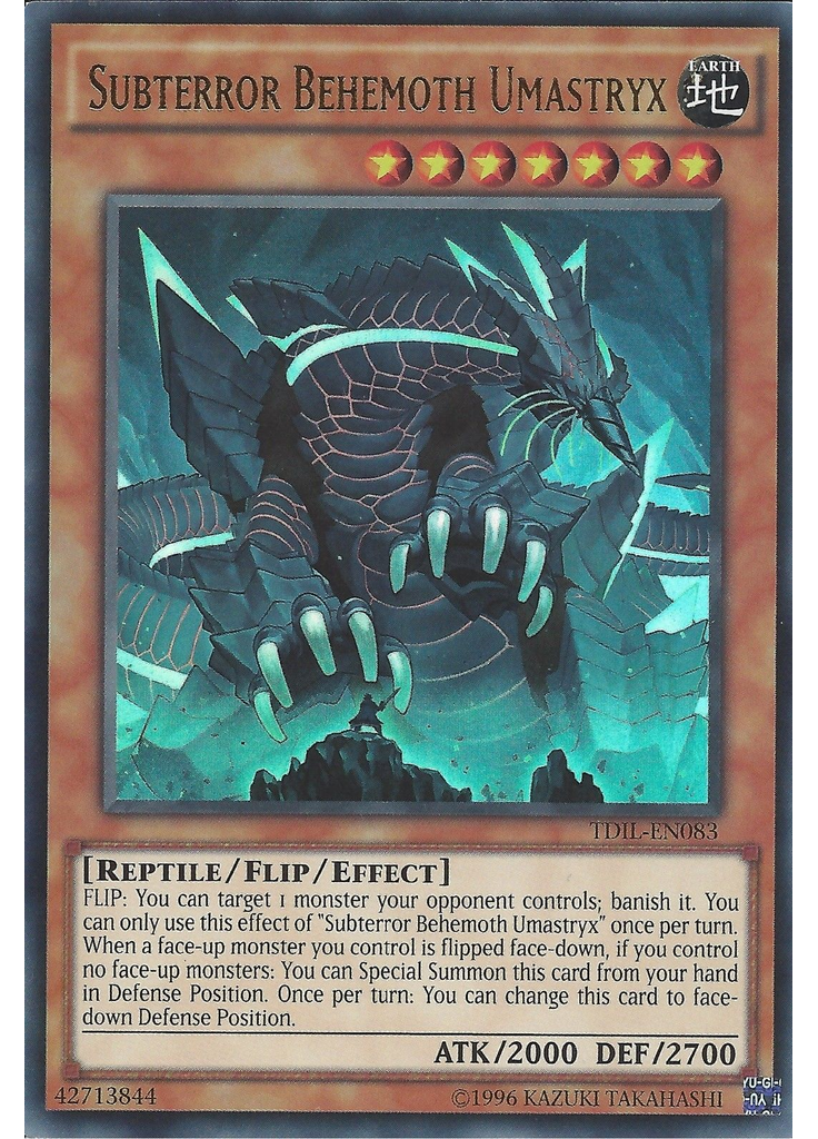 Subterror Behemoth Umastryx (Ultra Rare Unlimited)