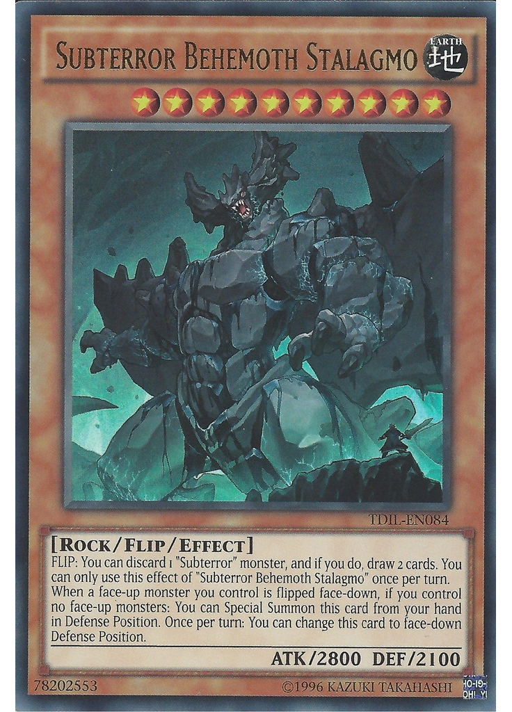 Subterror Behemoth Stalagmo (Ultra Rare Unlimited)