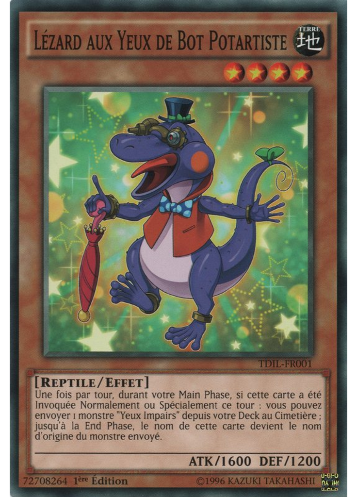 Lézard aux Yeux de Bot Potartiste