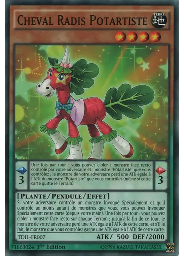 Cheval Radis Potartiste