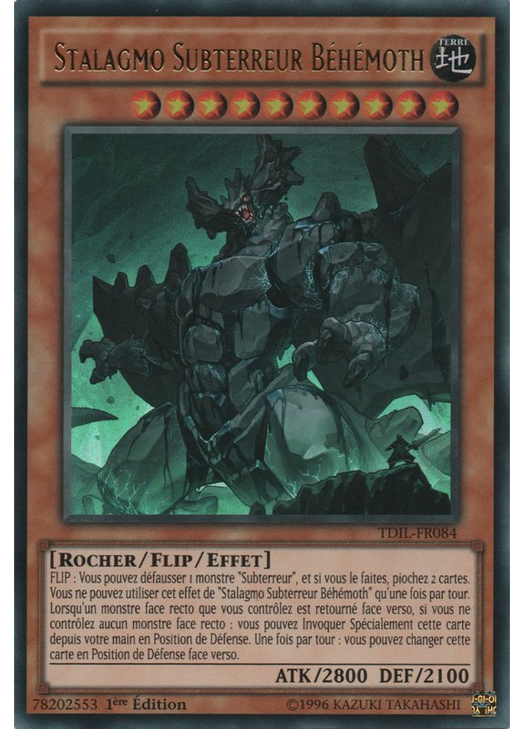 Stalagmo Subterreur Béhémoth
