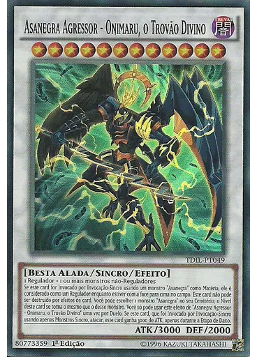 Asanegra Agressor - Onimaru, o Trovão Divino