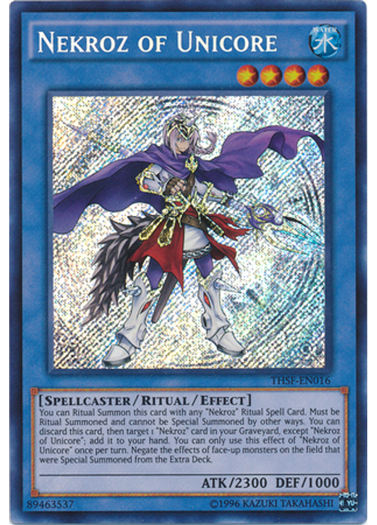 Nekroz of Unicore (Secret Rare Unlimited)