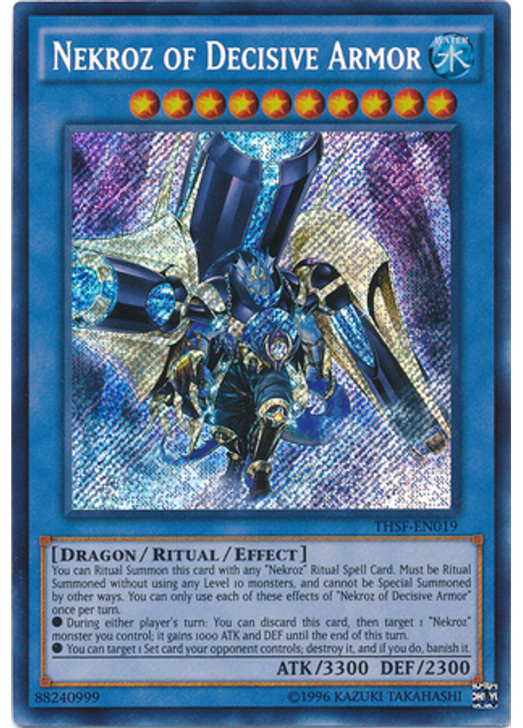 Nekroz of Decisive Armor (Secret Rare Unlimited)