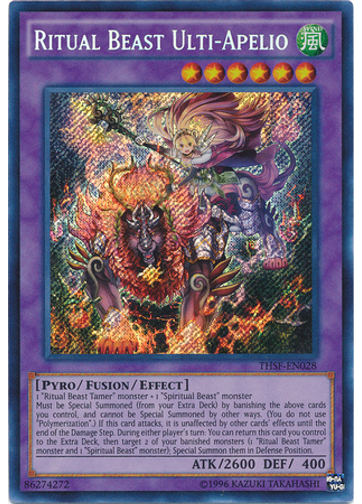 Ritual Beast Ulti-Apelio (Secret Rare Unlimited)