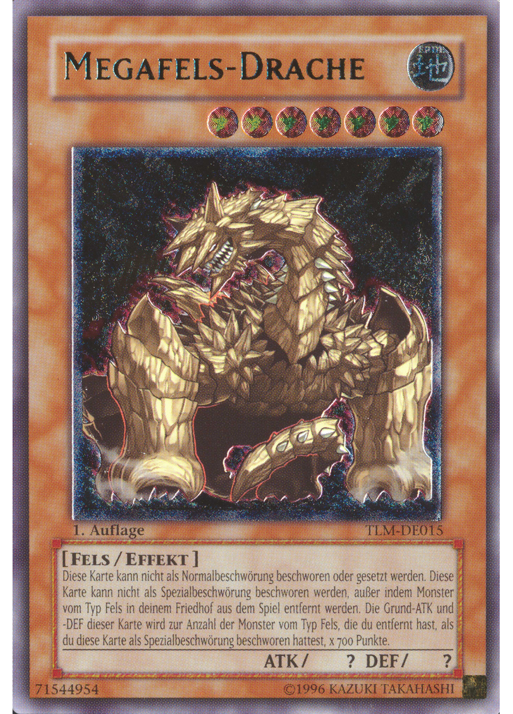 Megafels-Drache (Ultimate Rare 1st Edition)