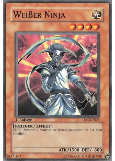 Weißer Ninja