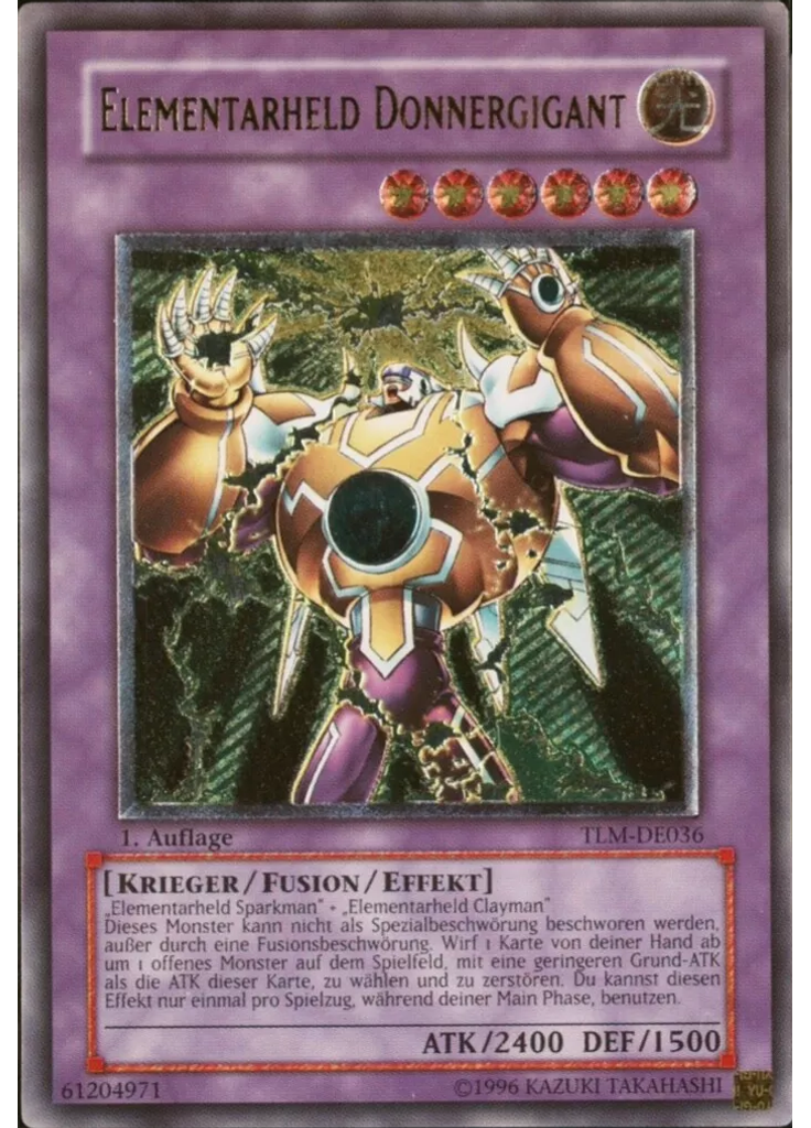 Elementar-HELD Donnergigant (Ultimate Rare 1st Edition)