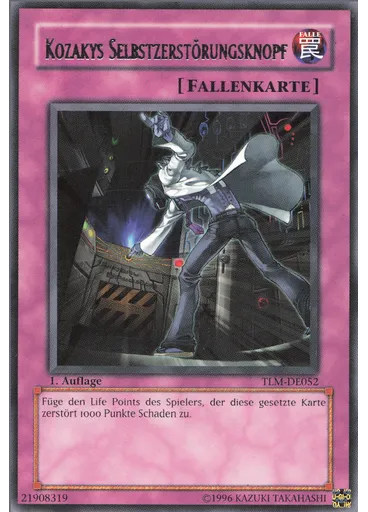 Kozakys Selbstzerstörungsknopf