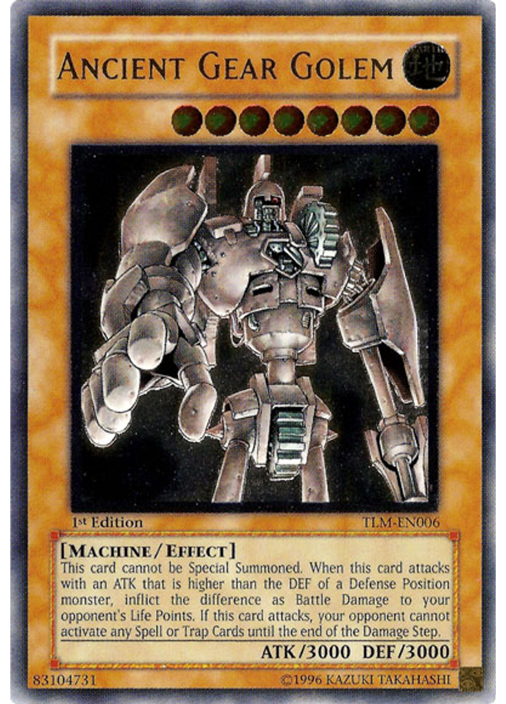 Ancient Gear Golem (Ultimate Rare 1st Edition)