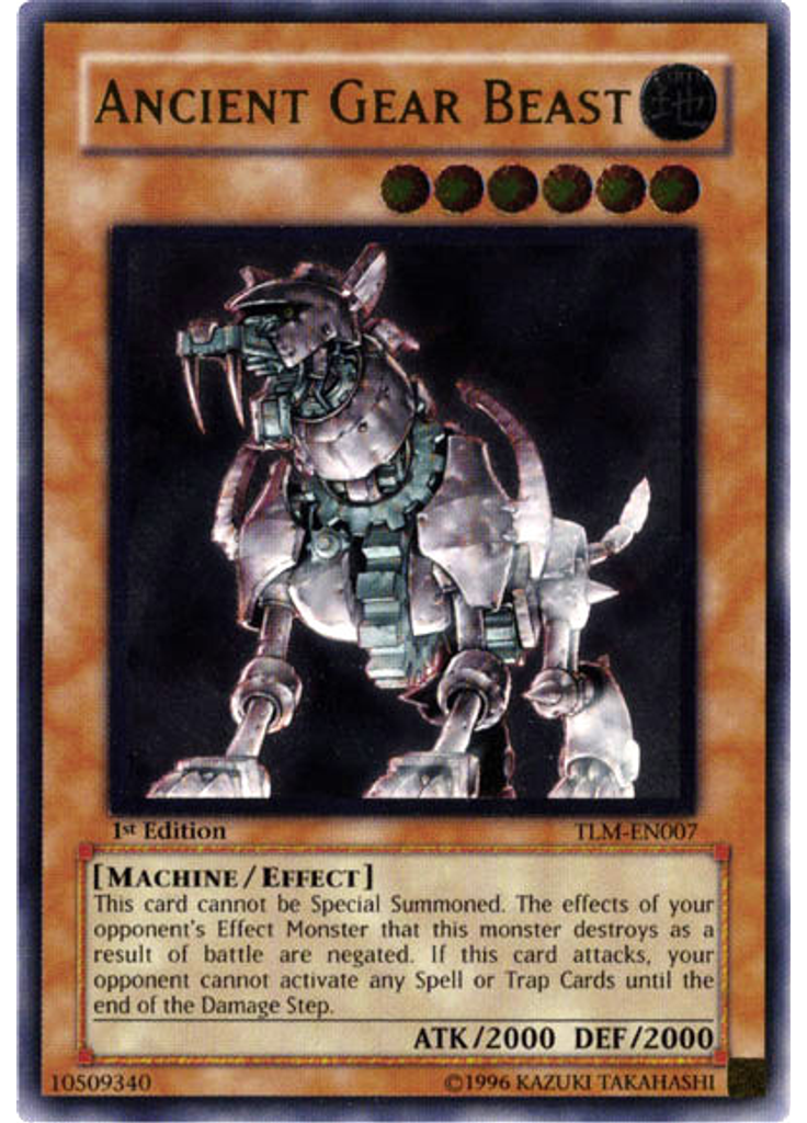 Ancient Gear Beast (Ultimate Rare 1st Edition)