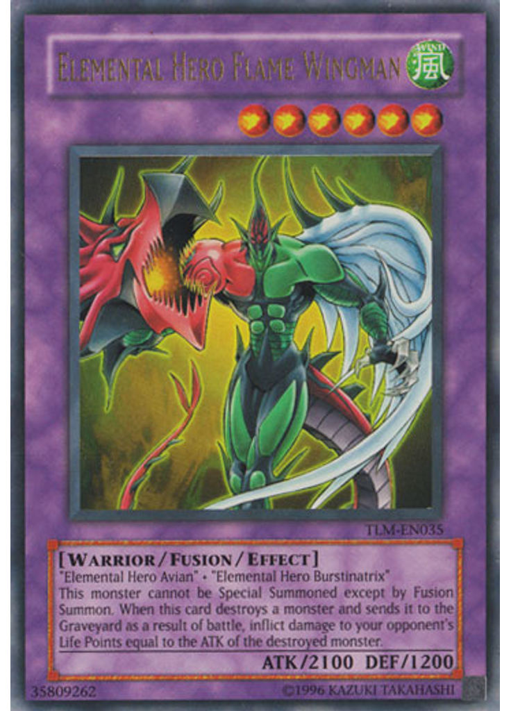 Elemental HERO Flame Wingman (Ultra Rare Unlimited)