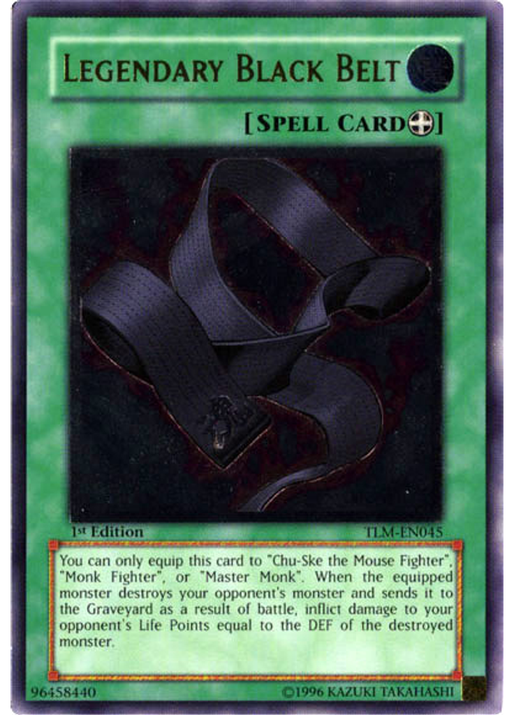 Legendary Black Belt (Ultimate Rare 1st Edition)