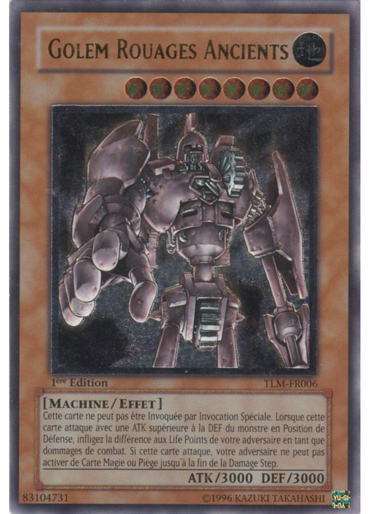 Golem Rouages Ancients (Ultimate Rare 1st Edition)