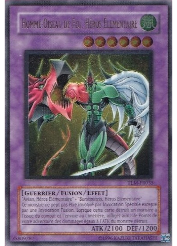 Homme-Oiseau de Feu, HÉROS Élémentaire (Ultimate Rare Unlimited)