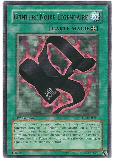 Ceinture Noire Légendaire