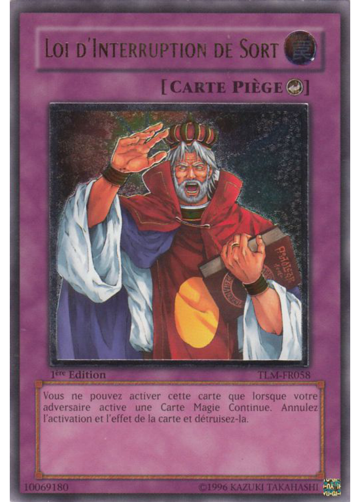 Loi d'Interruption de Sort (Ultimate Rare 1st Edition)